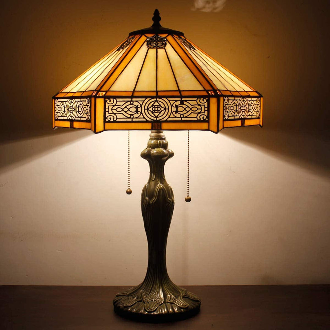Yellow table lamp