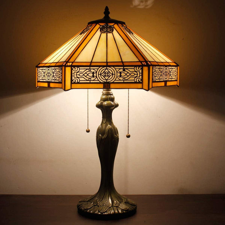 Yellow table lamp