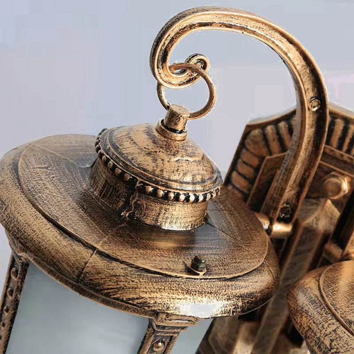 Double Head Outdoor Wall Light