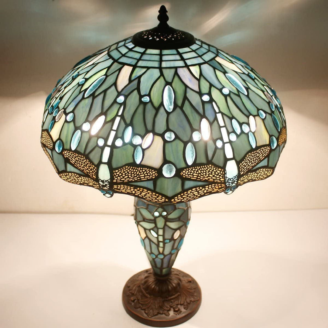Sea green table lamp