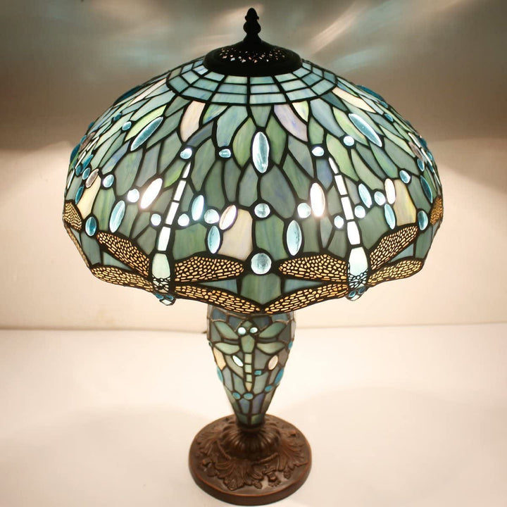 Sea green table lamp