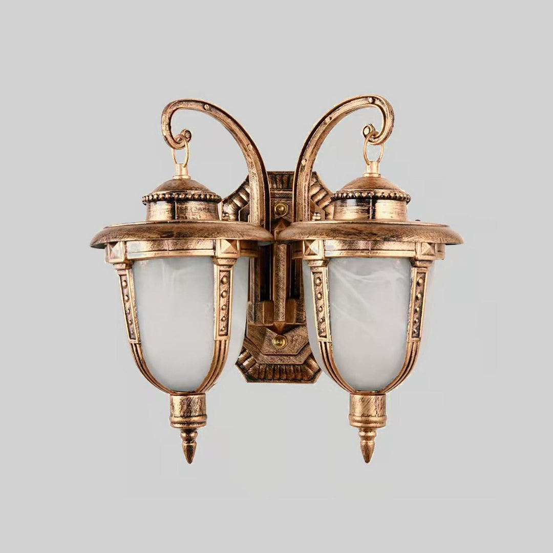 Double Head Outdoor Wall Light