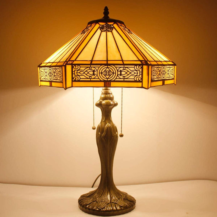 Yellow table lamp