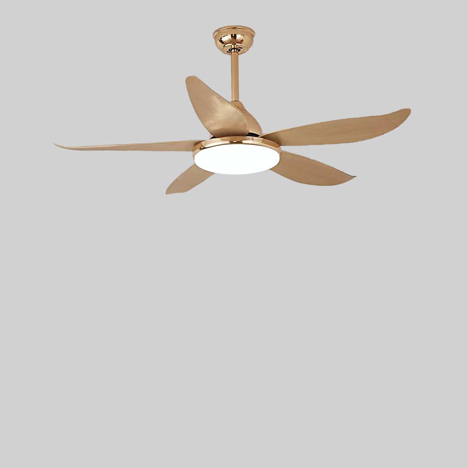 Golden Retro Ceiling Fan Lampech