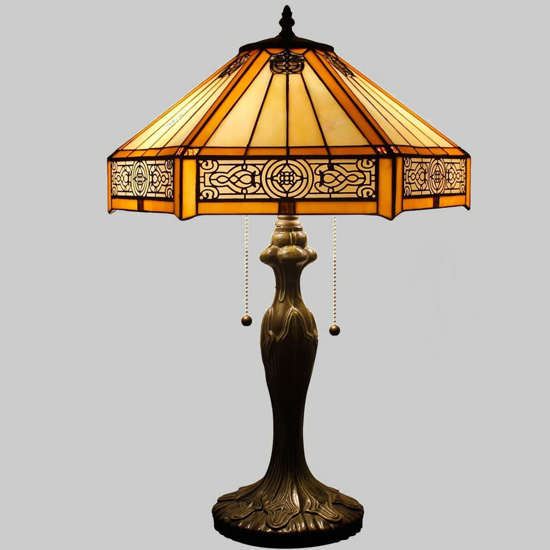Yellow table lamp
