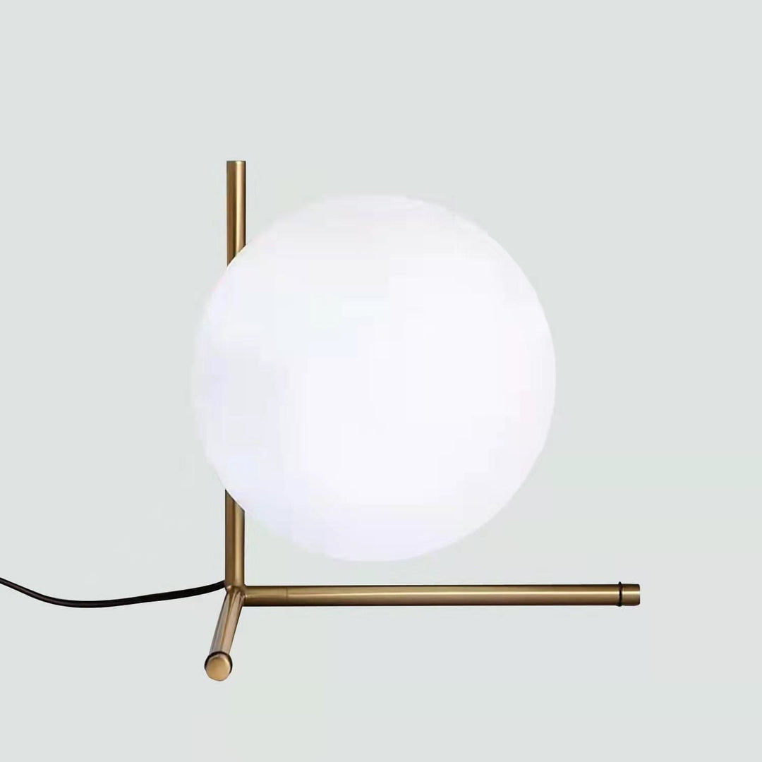 Glass ball table lamp