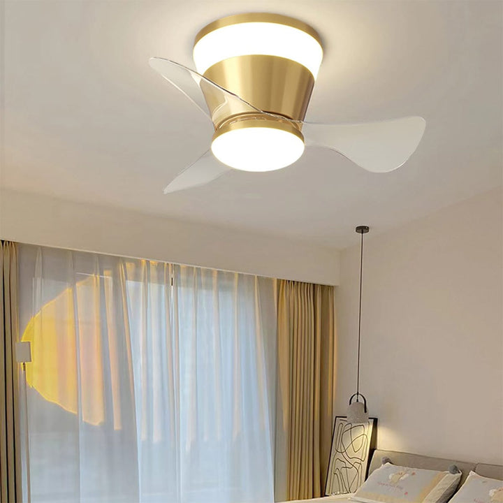 Mini Golden Ceiling Fan