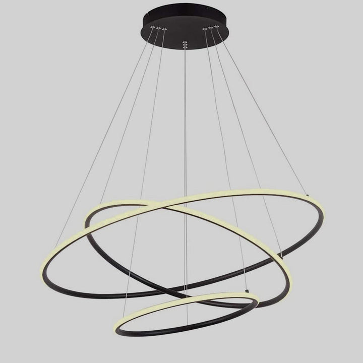 Three-ring LED ceiling lamp