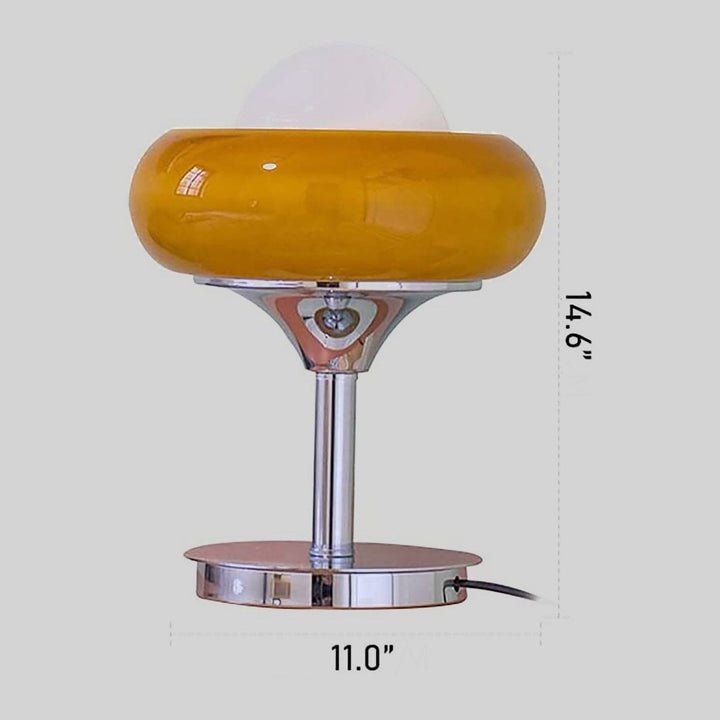 Egg tart table lamp