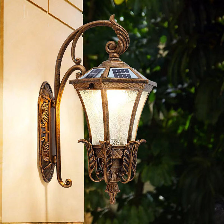 Solar Phoenix outdoor wall light