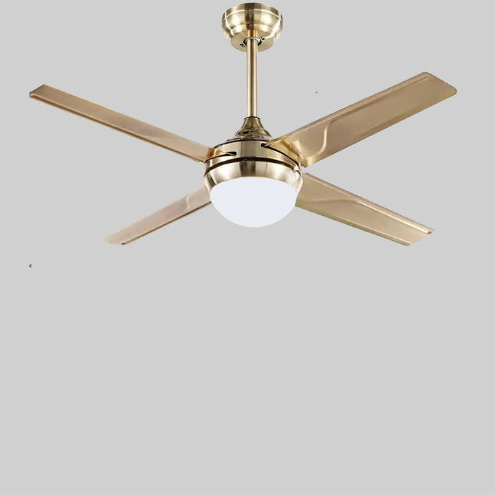Classic golden ceiling fan