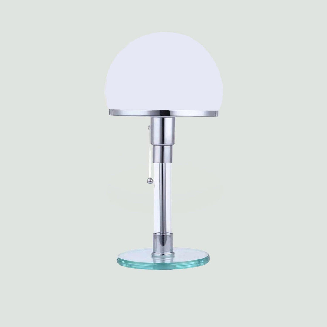 Glass bulb table lamp