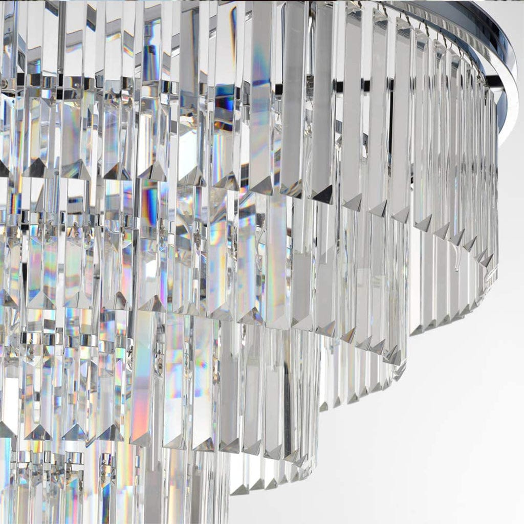 5-layer crystal ceiling lamp